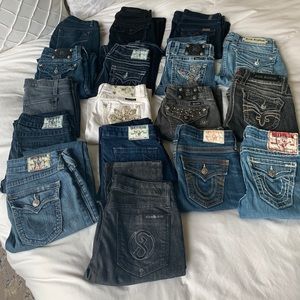 Lot of high end jeans-size 27